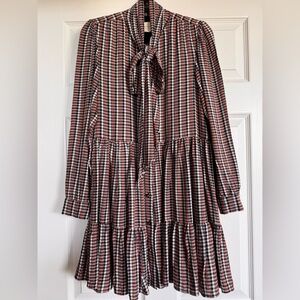 Sezane Selena Dress Carreaux Lurex - Size 36